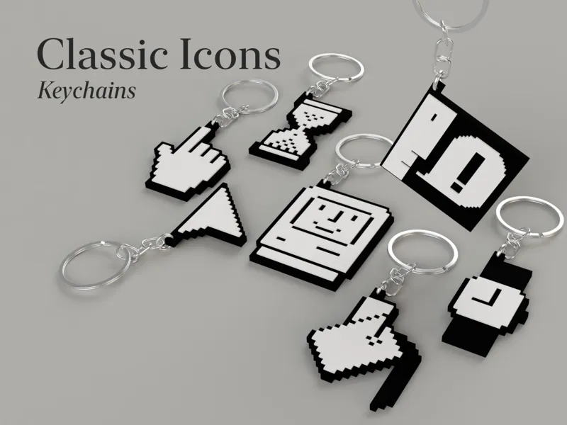 Macintosh Icons Keychains