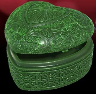 St Valentine Heart Tresure Box