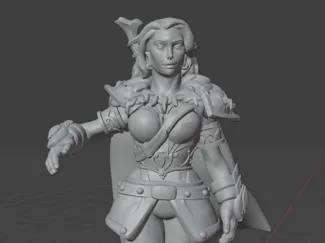 Elven Lady for DnD