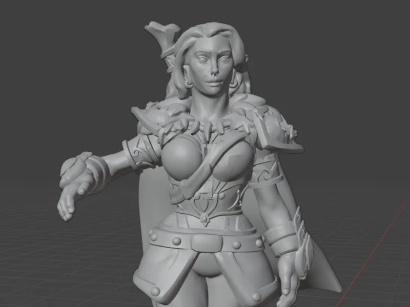 Elven Lady for DnD