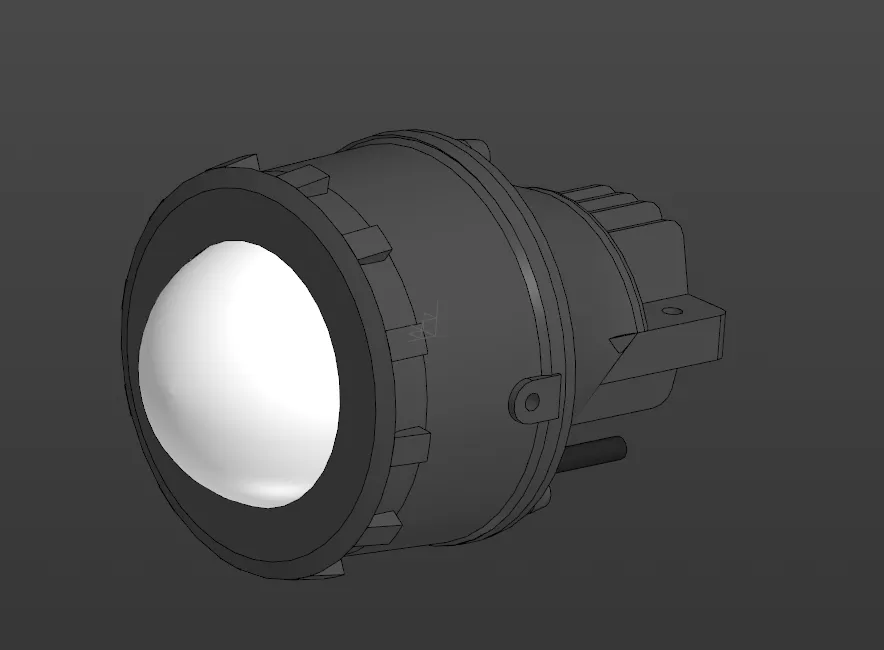 The ZMB fog lamp model by vadv500 - MakerWorld
