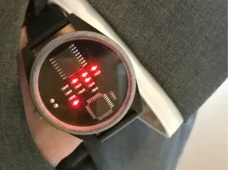 Binary Wrist Watch