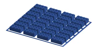 L3go brick kit card