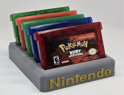 Gameboy Cartridge Display Stand