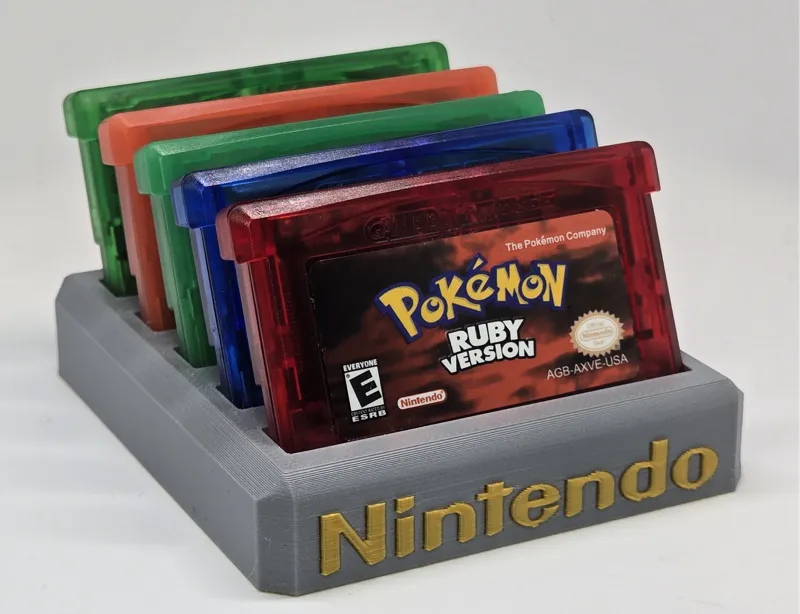 Gameboy Cartridge Display Stand