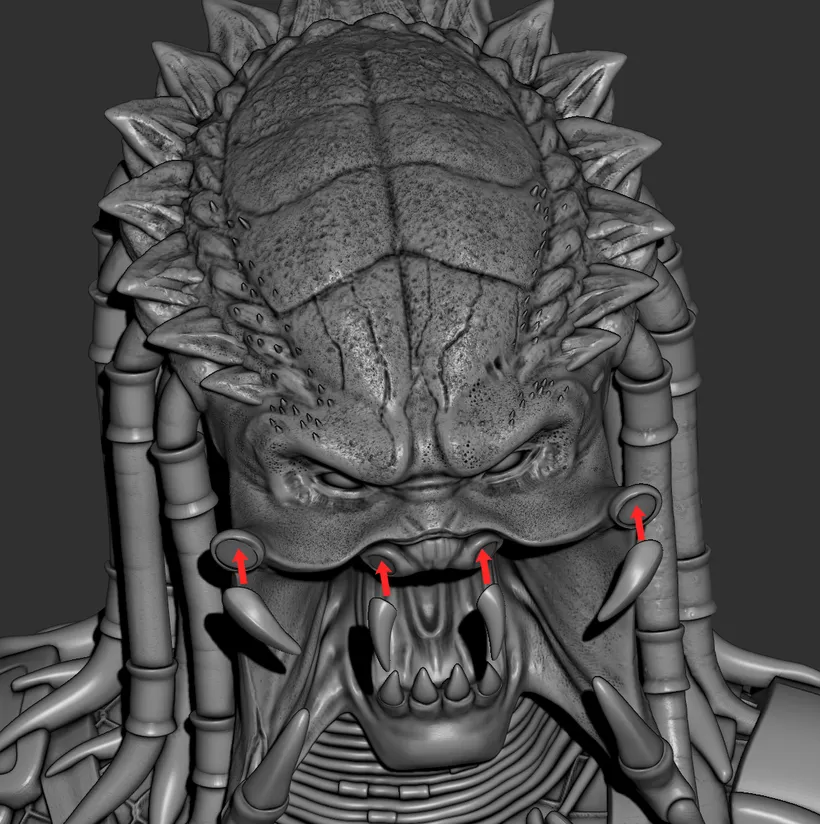 Predator Bust view 3