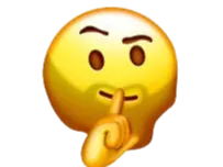 Sigma emoji relief