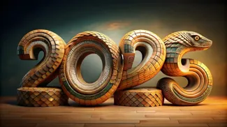 New year wood snake