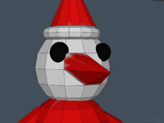 Snowman santa