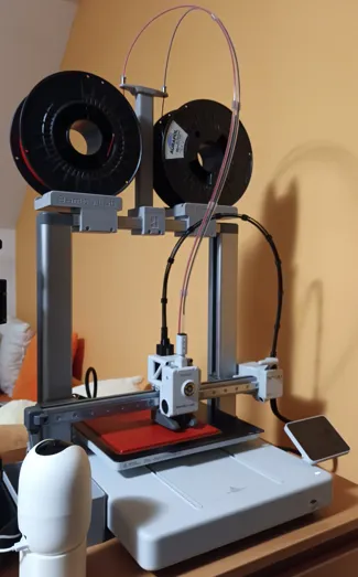 Bambu Lab A1 double filament spool holder