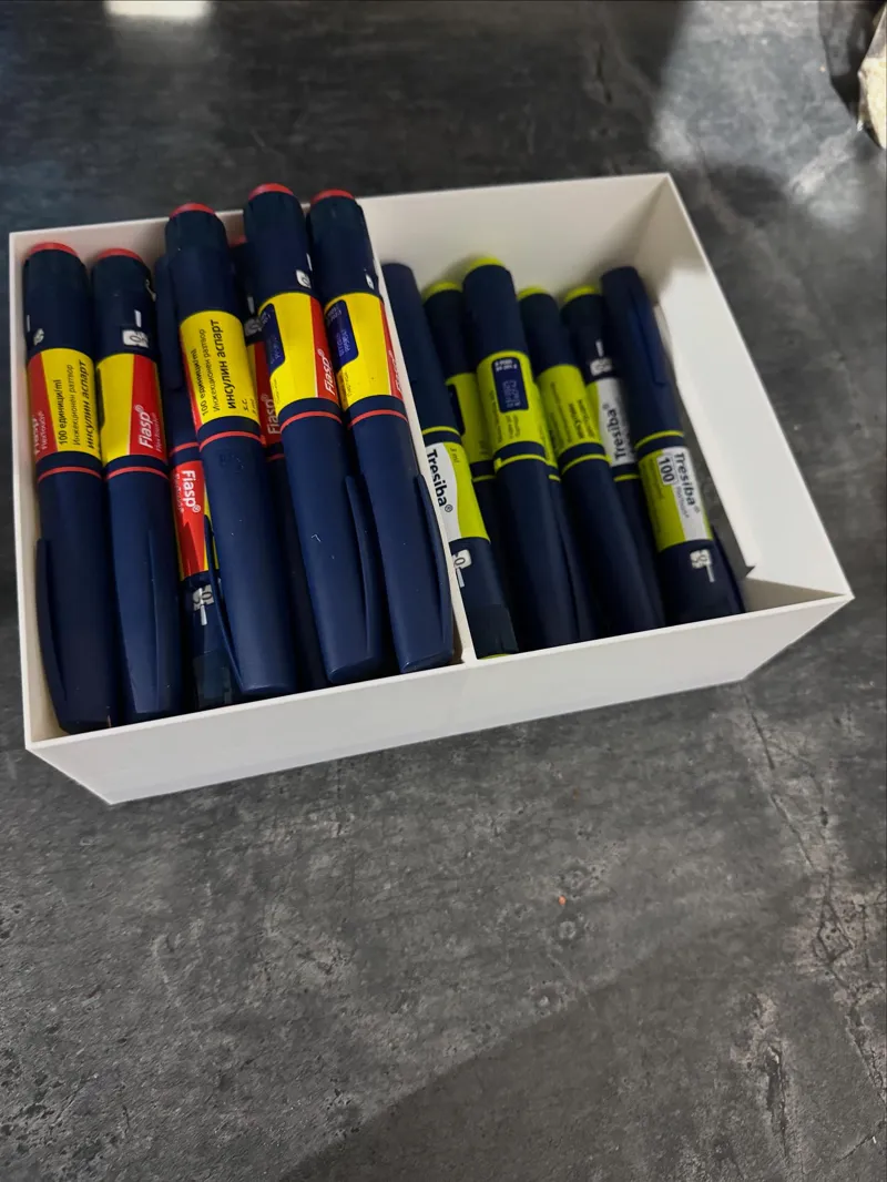 Insulin pen organizer