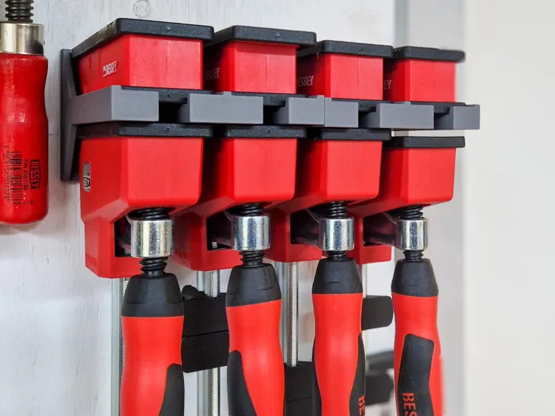 Bessey K body clamp holder (wallmount)