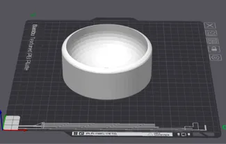 Dog bowl. Small, with round bottom for small dogs.