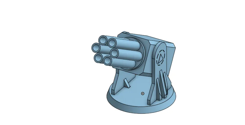 Minigun Pencil Holder