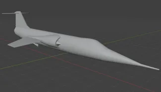 Lockheed F-104G Starfighter (1-100 Scale)