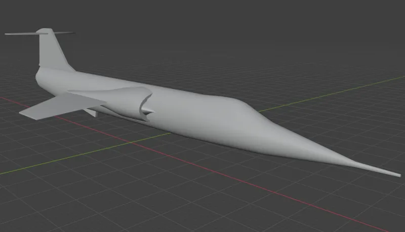 Lockheed F-104G Starfighter (1-100 Scale)