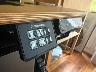 Stream Deck Mini under desk mount by Freddywhoop