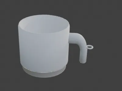 my attempt at a LEG0 mug keychain