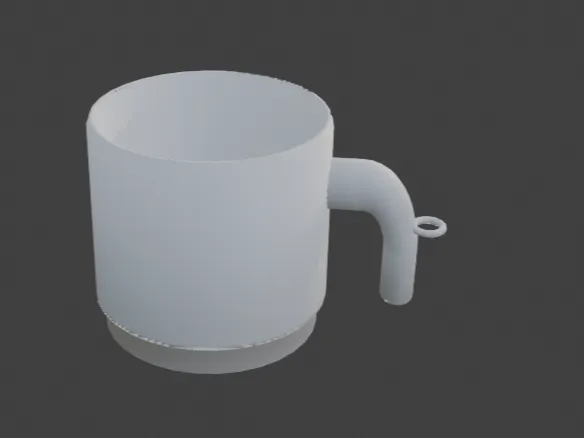 my attempt at a LEG0 mug keychain