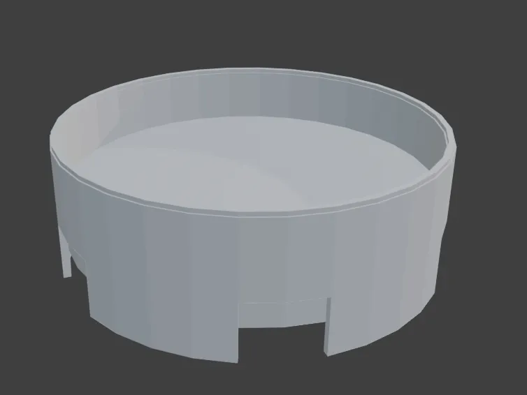 simple ash tray