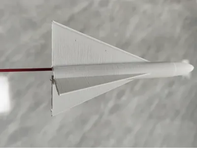 Firecracker-Powered Airplane