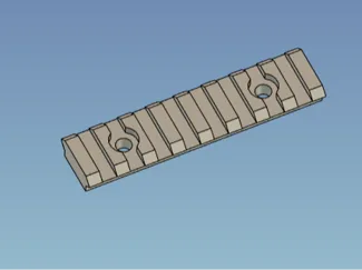 80mm皮卡汀尼导轨Picatinny rail