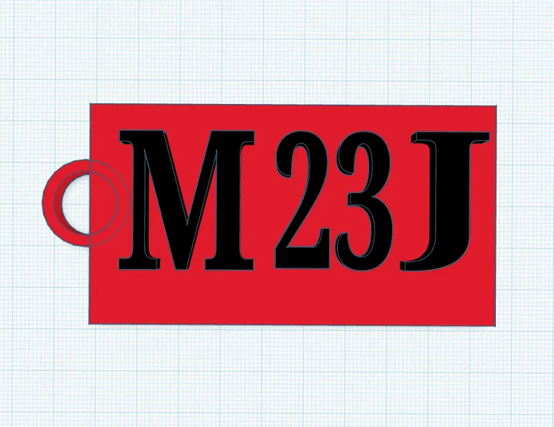 MJ Keychain
