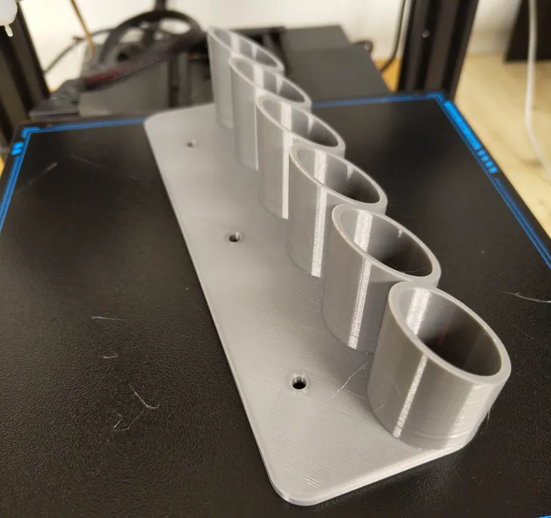 Ice fishing rod holder for sled