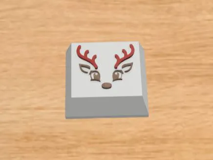 Christmas Reindeer Low Keycaps