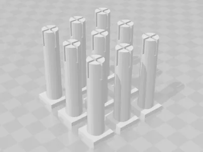 Reef Frag Rack Legs - 2" Long with Base