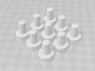 Reef Round Frag Plugs - 3/4 to 1 inch
