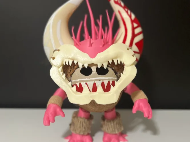 Kakamora Chief from Moana - Using a real coconut!