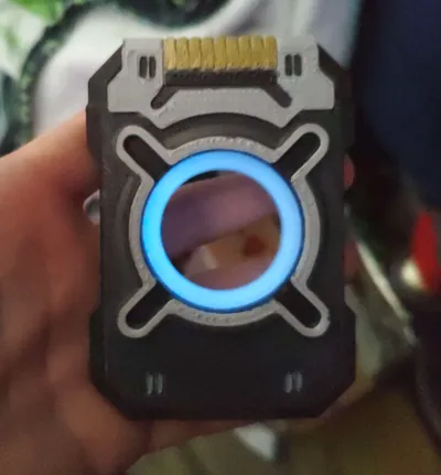 Cortana Chip from Halo Infinite with Inner Ring