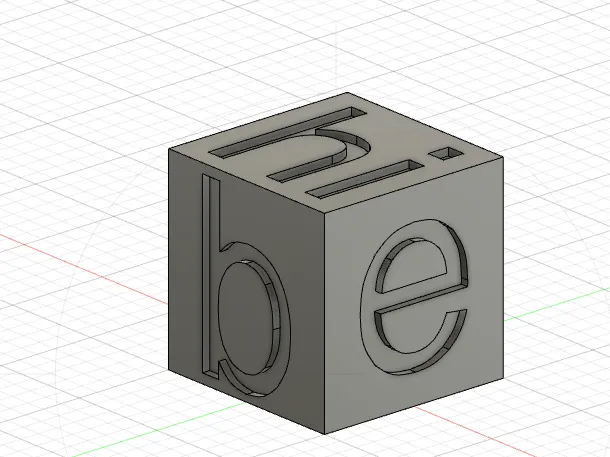 test cube