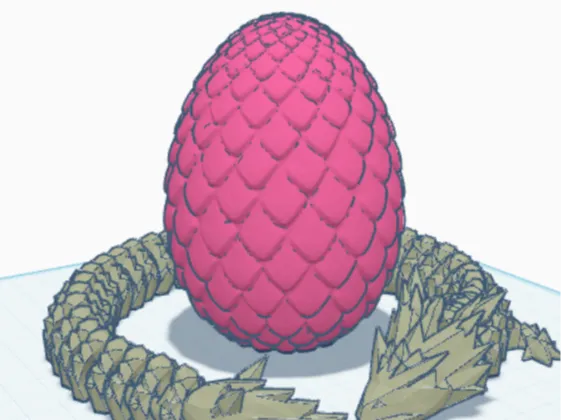Œuf et dragon