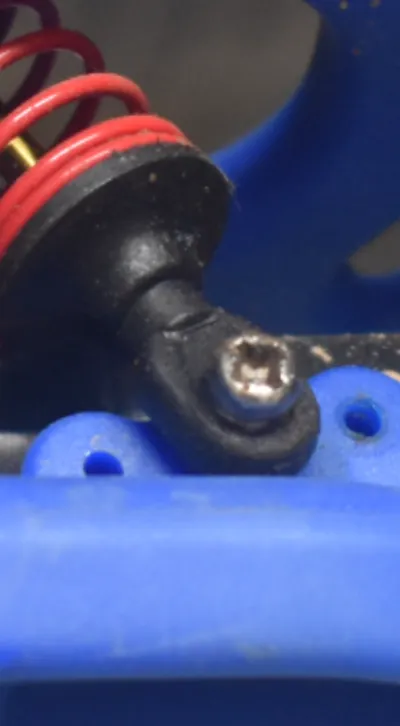 Shock holder for Traxxas RC car