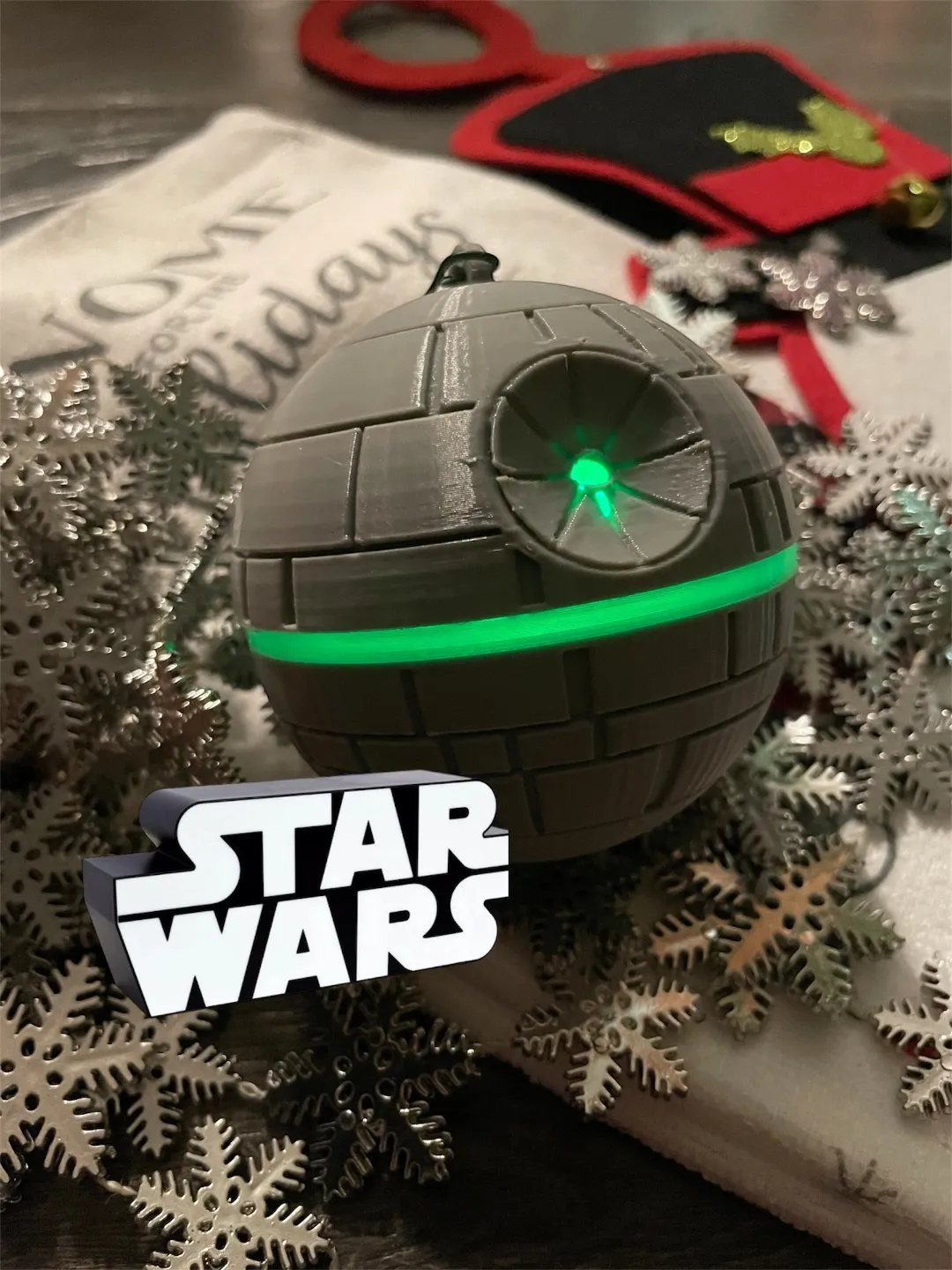 Star Wars Death Star Ornament All Christmas lights
