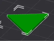 triangle guitar pick