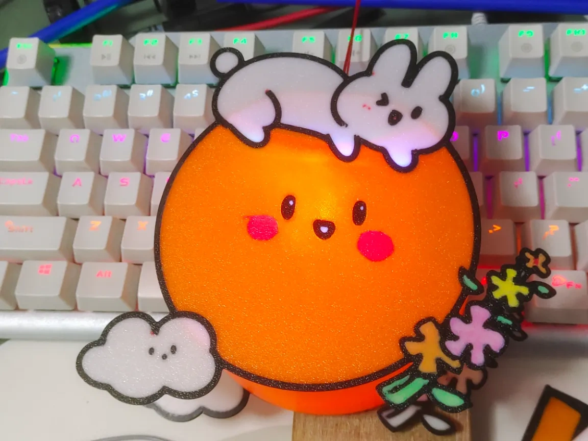Rabbit Lantern By MakerWorld Rabbit lantern by makerworld