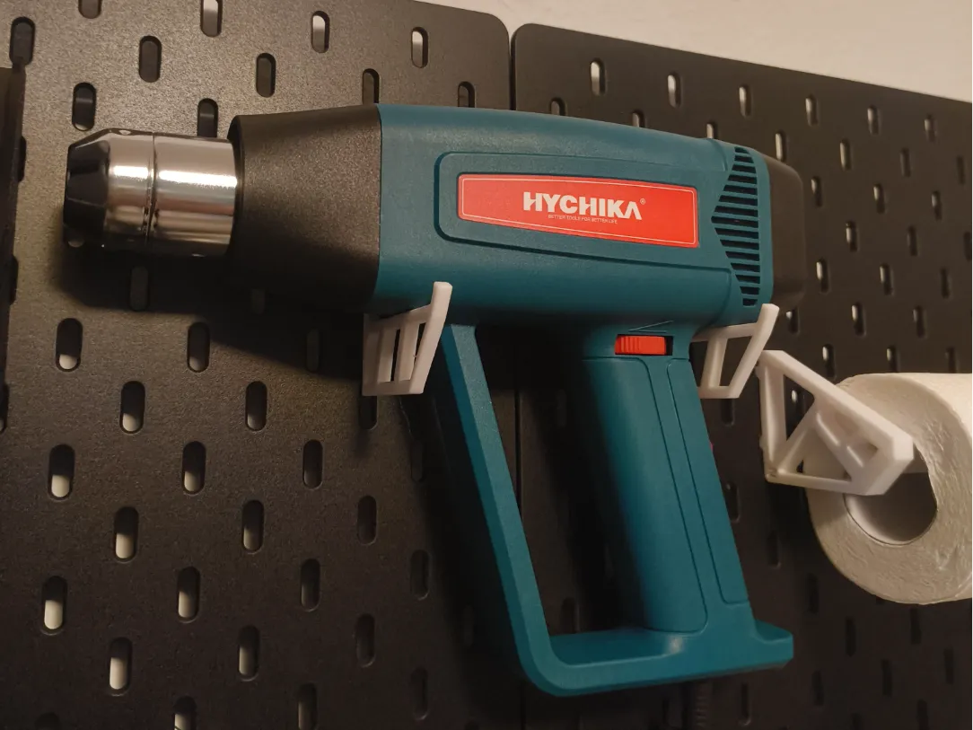 Support Skadis pour pistolet à air chaud Hychika