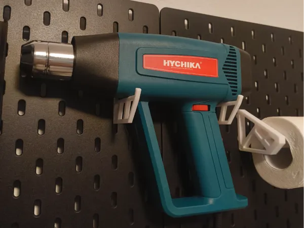 Support Skadis pour pistolet à air chaud Hychika