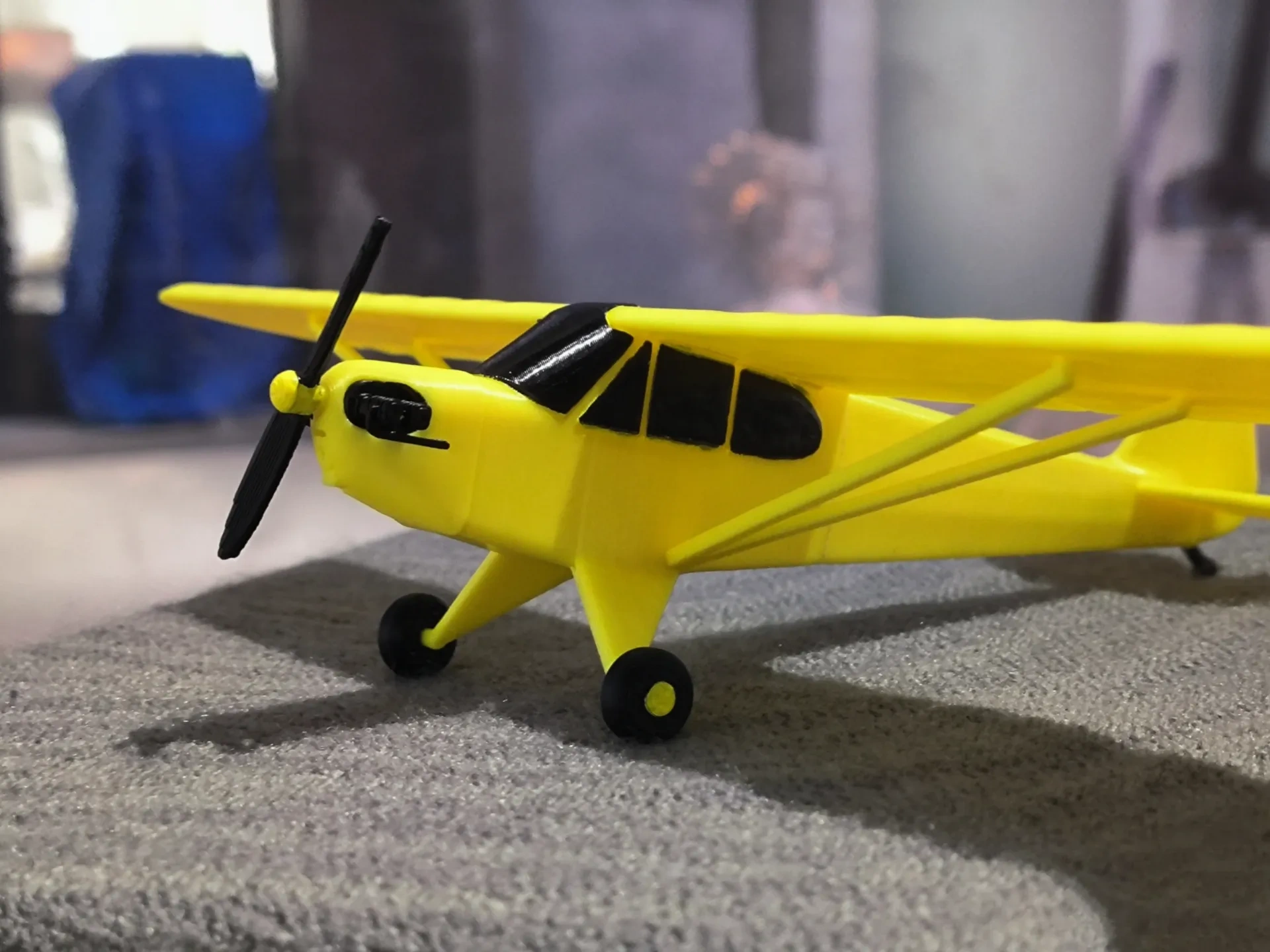 Piper J-3 Cub Airplane Model - Free 3D Print Model - MakerWorld