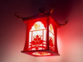 福到-国风灯