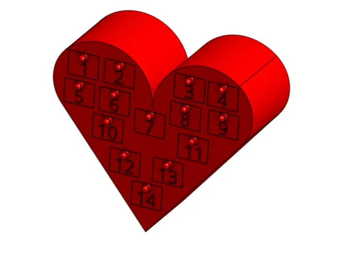 Candy Countdown for Valentines Day