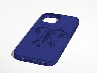 Elephant phone case for I phone 15