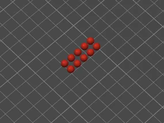 10x 6mm Airsoft bbs