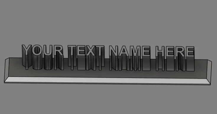 name plate