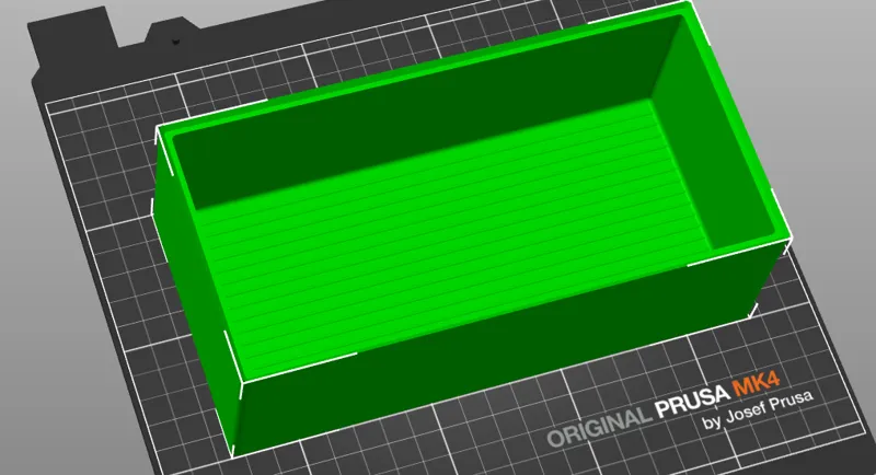 Stackable Box double height (100x200x66mm)