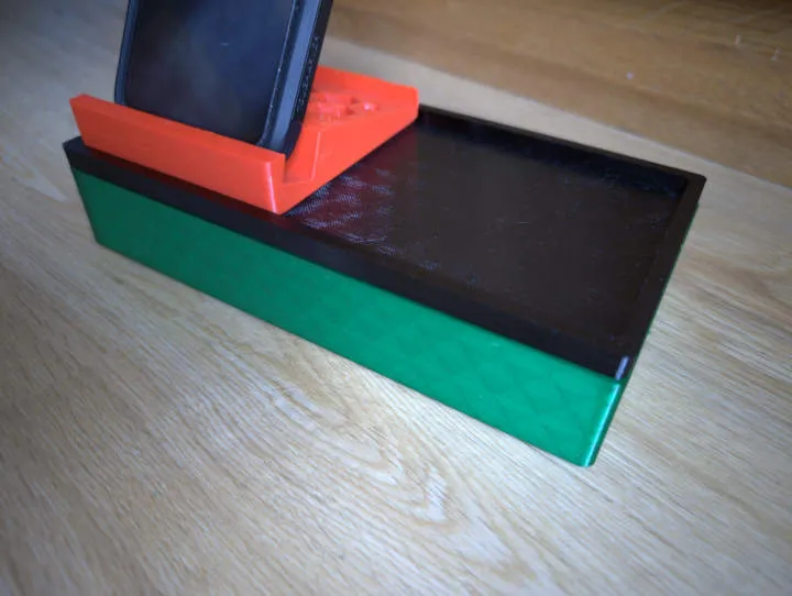 Smartphone Stand Two Face for stackable box