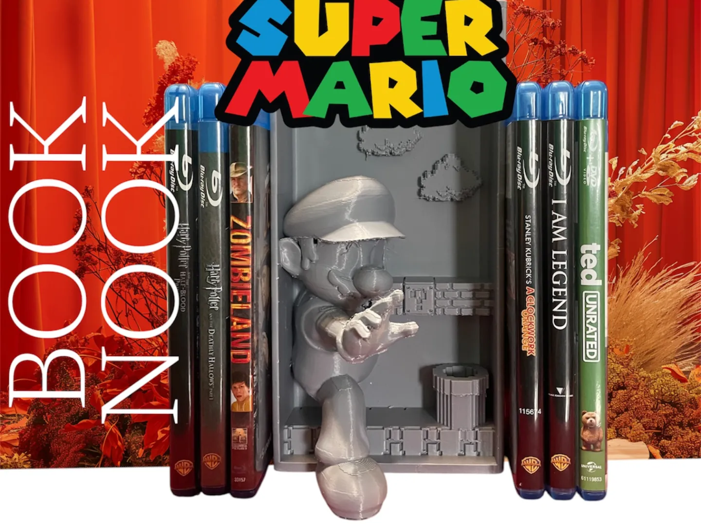 Mario Book Nook